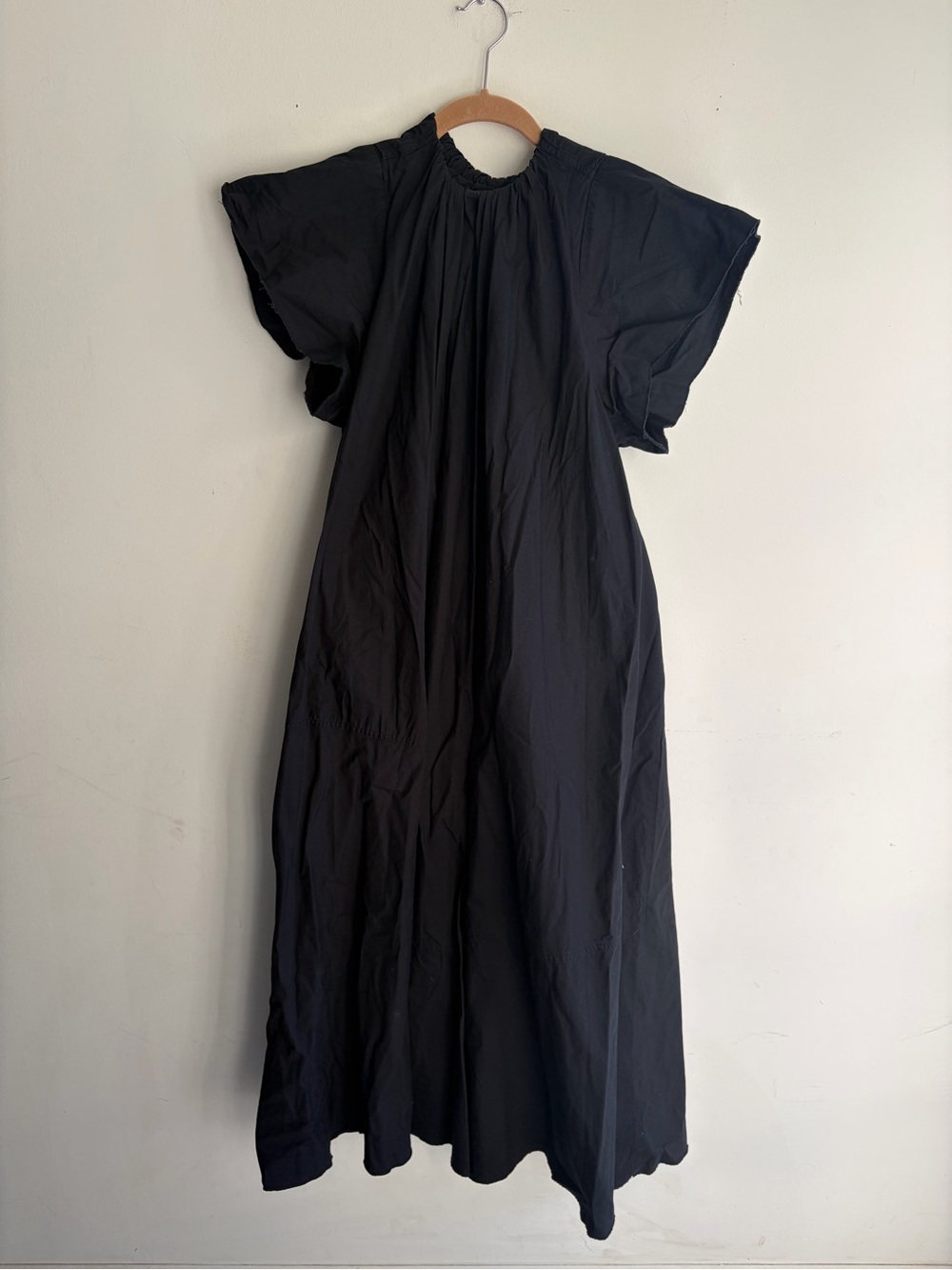 MM6 MAISON MARGIELA Black Maxi Dress Size Small 6 - Picture 4 of 7